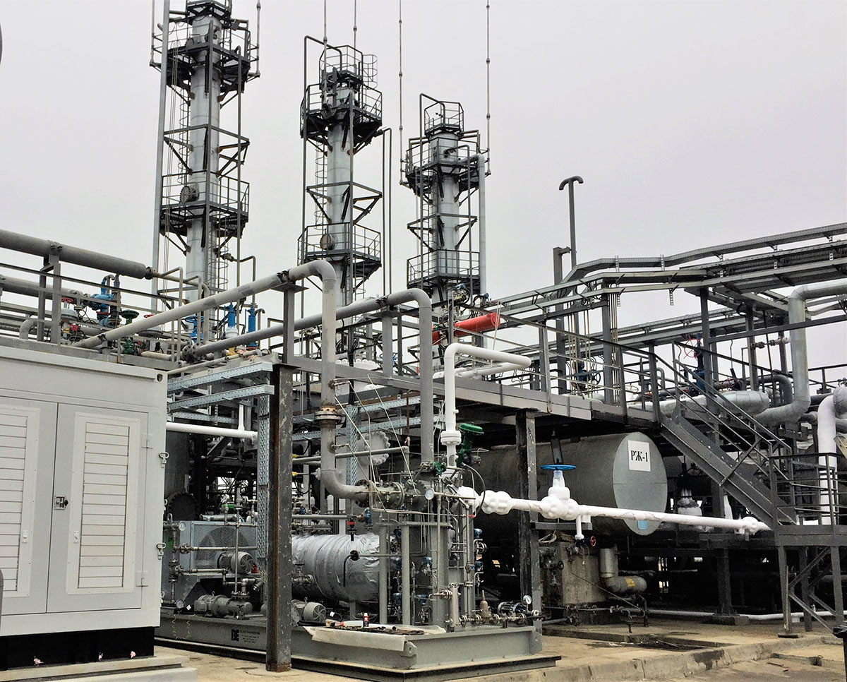 Турбодетандерная установка в составе УКПГ ООО "Газнефтесервис"