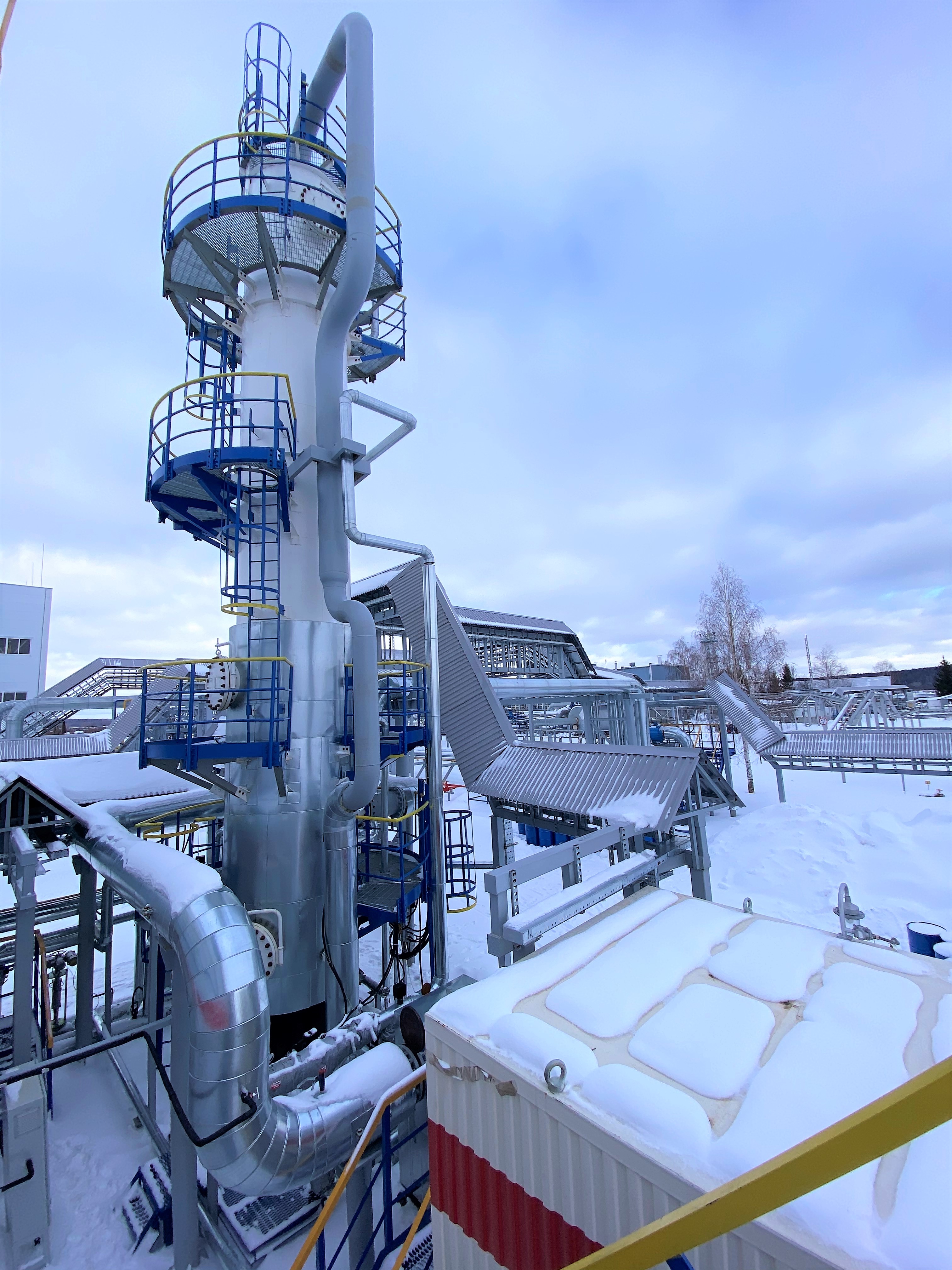 Блок гликолевого абсорбера производства Газсерф